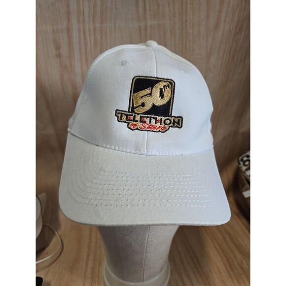 Telethon Of Stars 50 News Channel 6 Paducah KY Adjustable Strap WHITE HAT - Picture 1 of 6